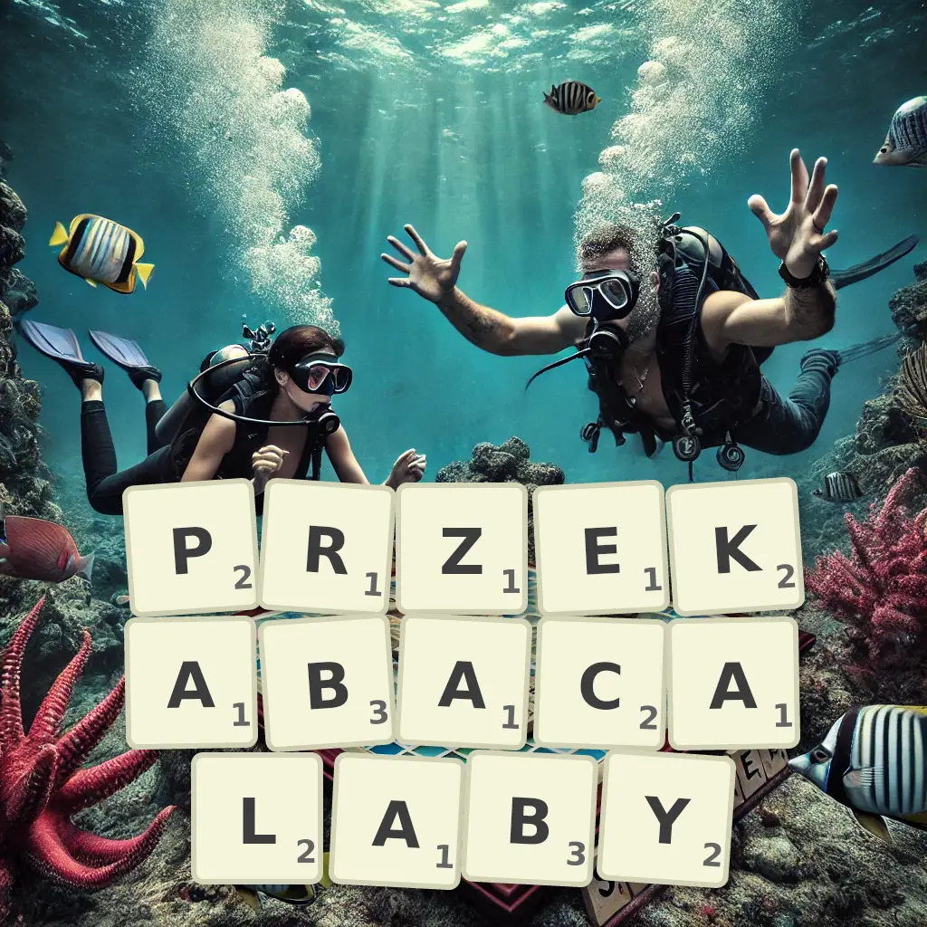 Słowa z liter PRZEKABACAŁABY