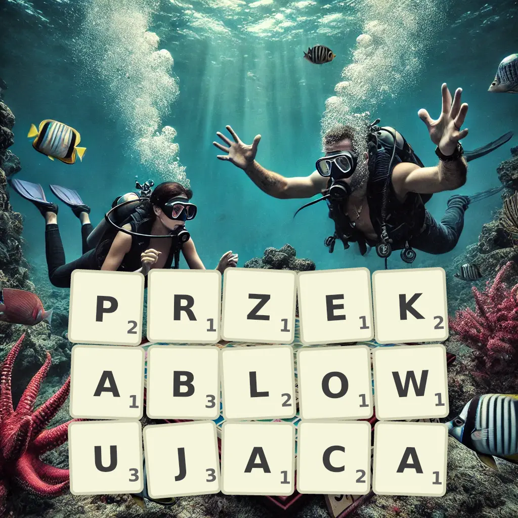 Słowa z liter PRZEKABLOWUJĄCĄ
