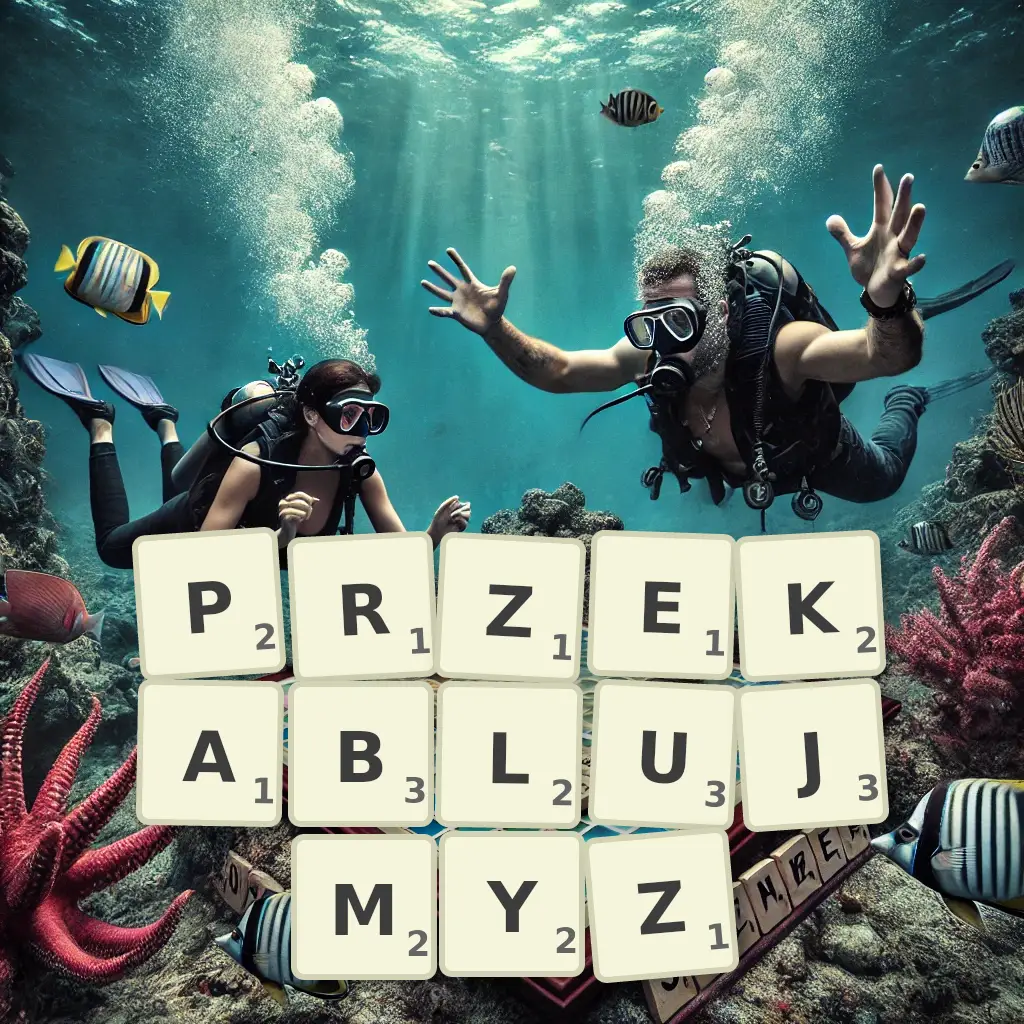 Słowa z liter PRZEKABLUJMYŻ