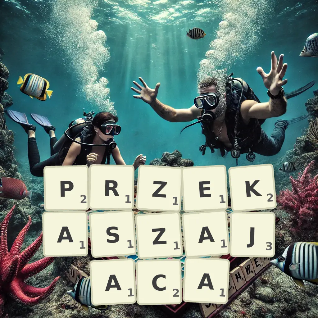 Słowa z liter PRZEKĄSZAJĄCA
