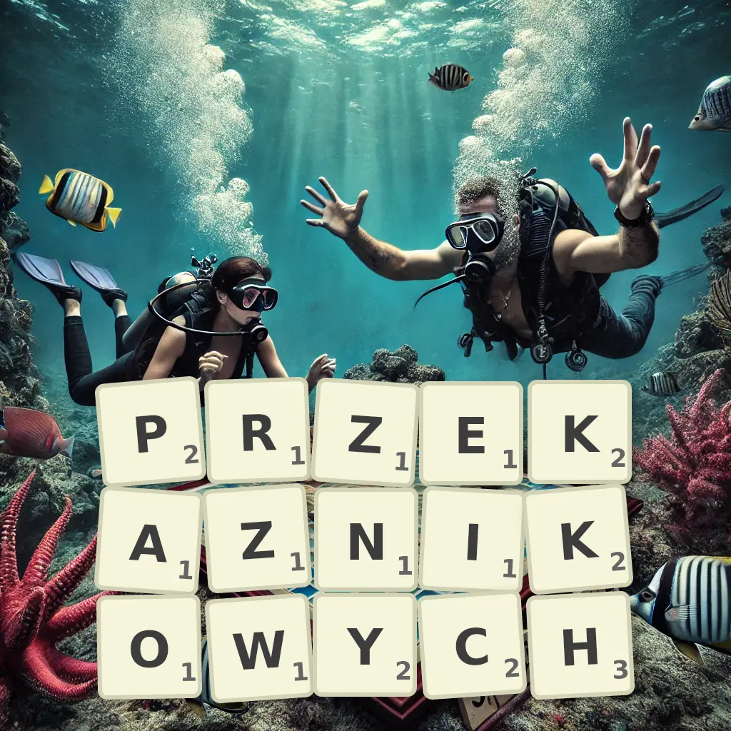 Słowa z liter PRZEKAŹNIKOWYCH