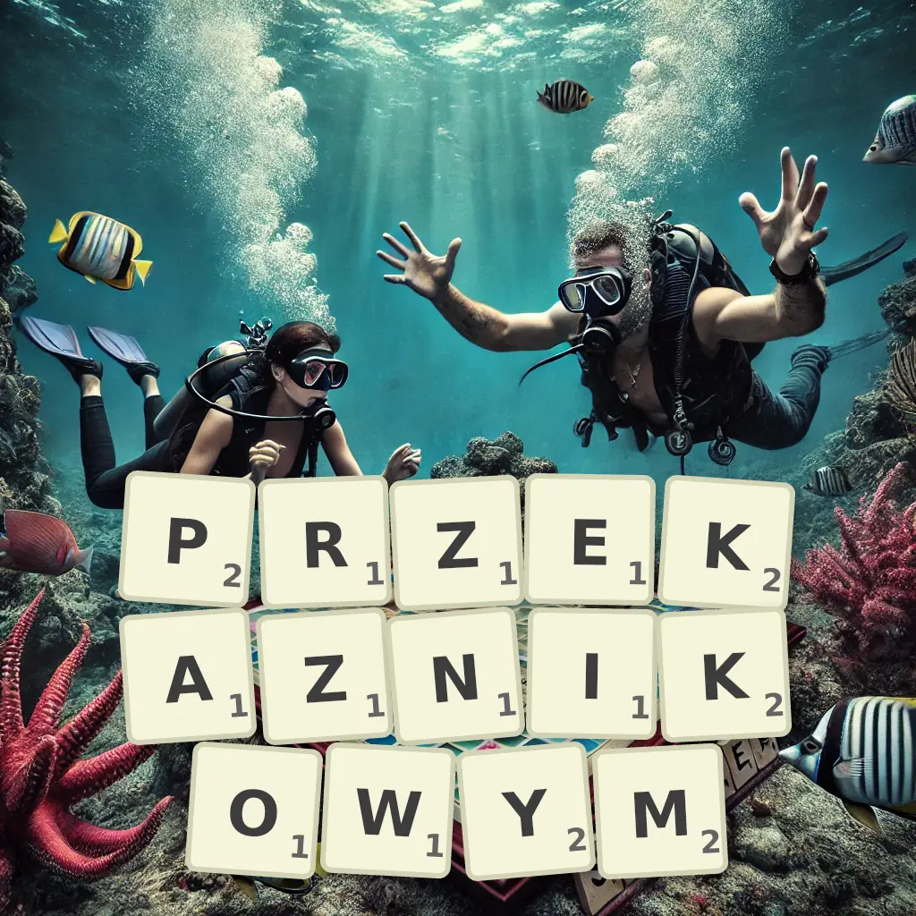 Słowa z liter PRZEKAŹNIKOWYM