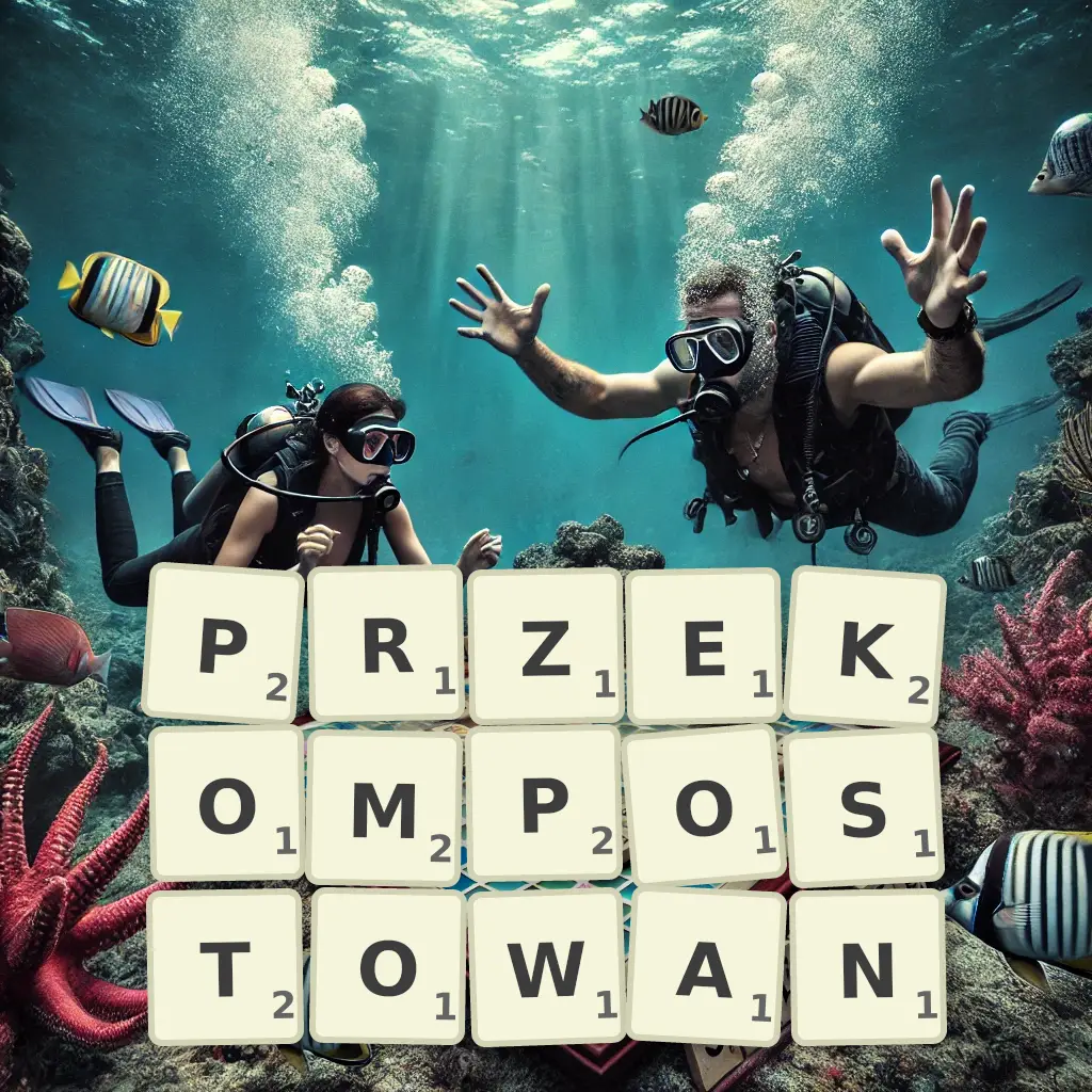 Słowa z liter PRZEKOMPOSTOWAŃ