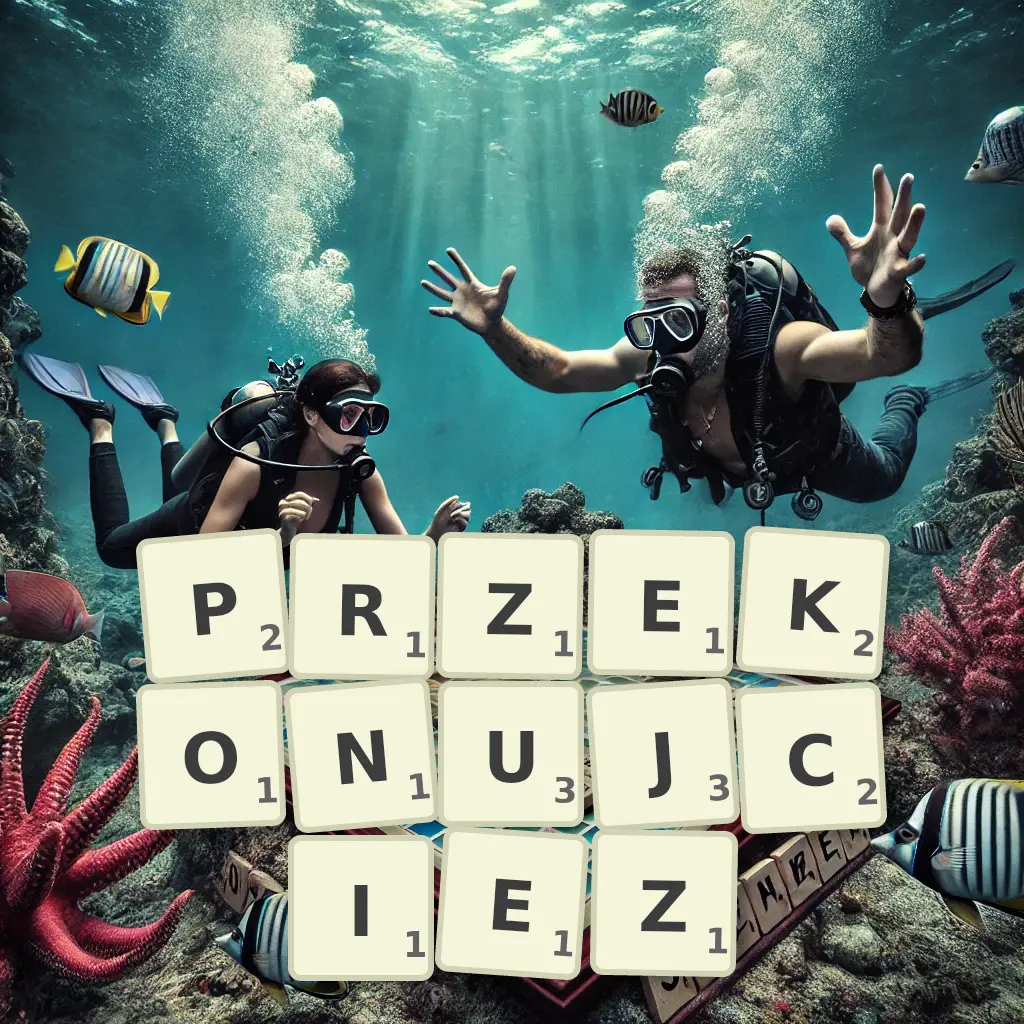 Słowa z liter PRZEKONUJCIEŻ