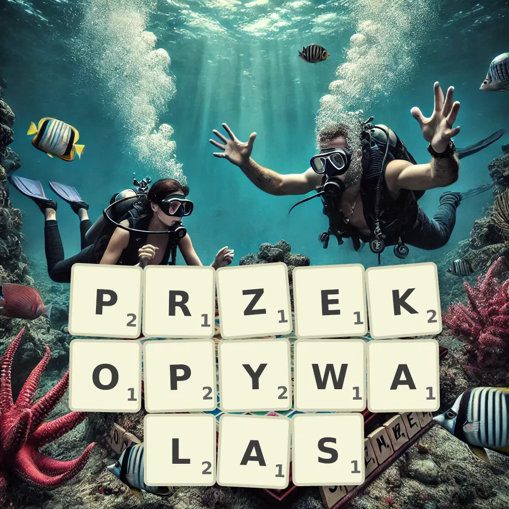 Słowa z liter PRZEKOPYWAŁAŚ