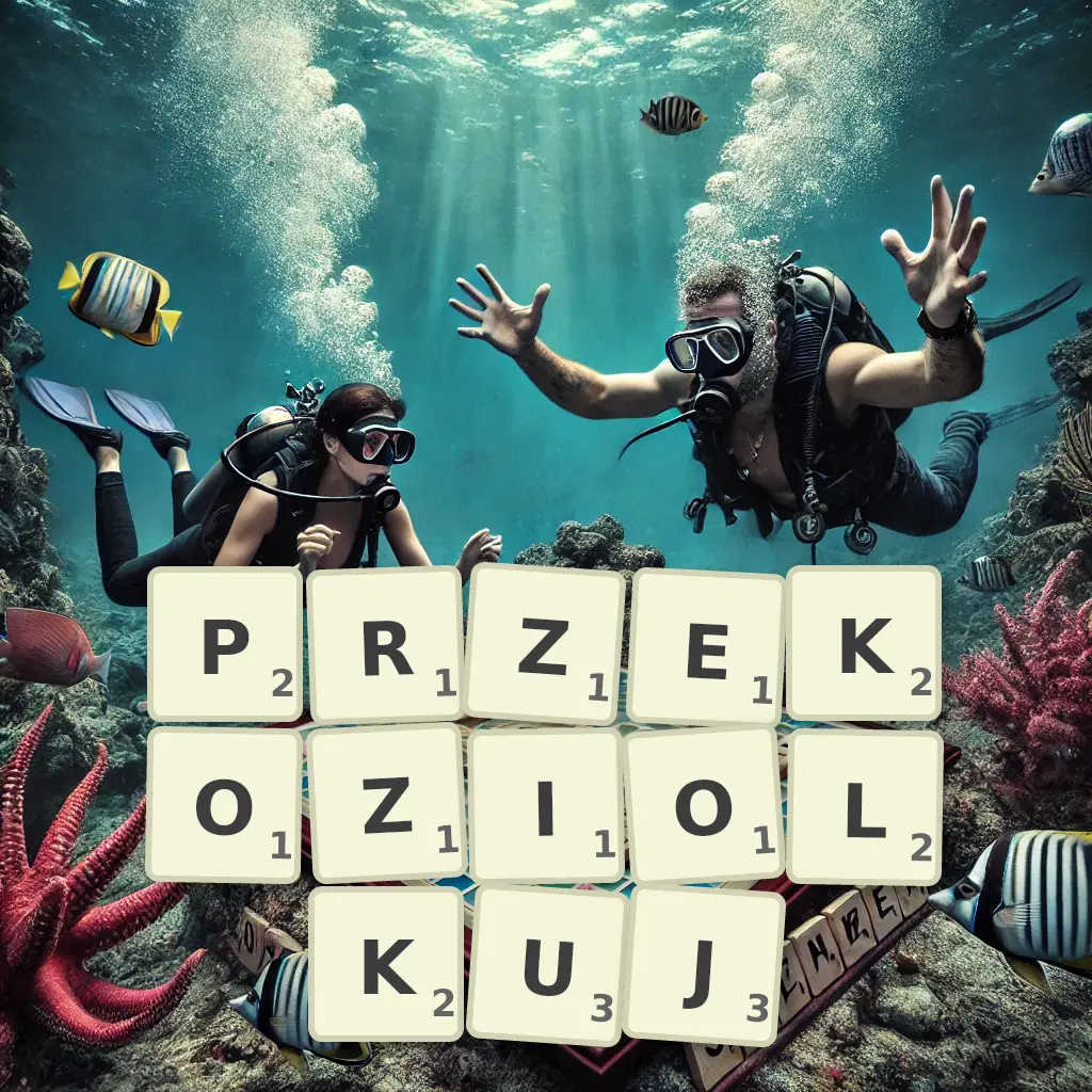 Słowa z liter PRZEKOZIOŁKUJ