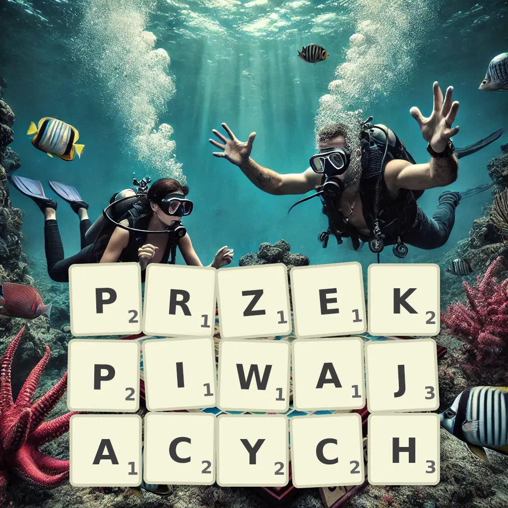 Lista słów z liter PRZEKPIWAJĄCYCH Słowa z liter PRZEKPIWAJĄCYCH