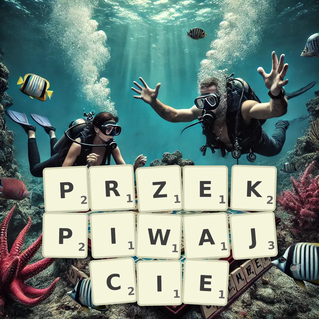 Słowa z liter PRZEKPIWAJCIE