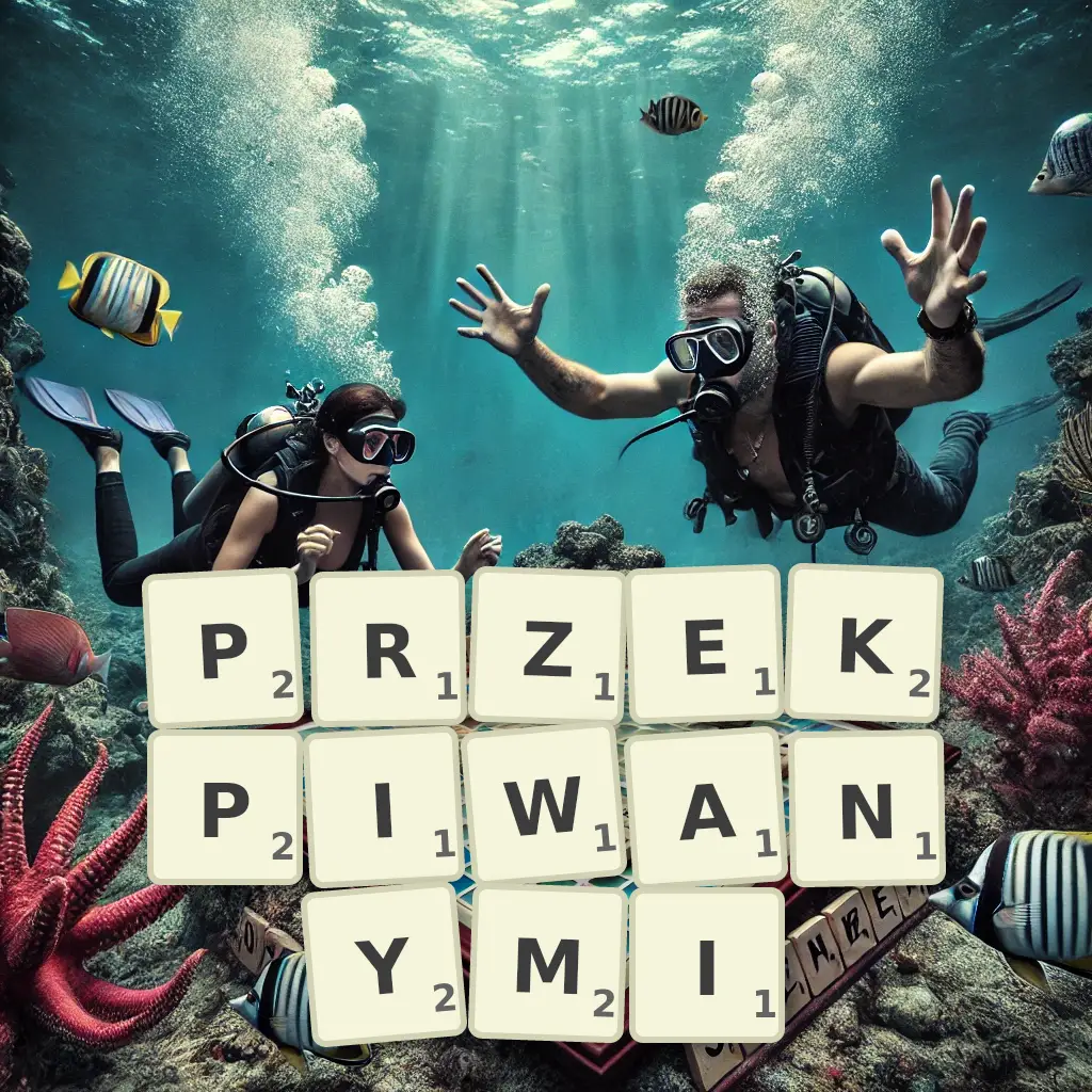Słowa z liter PRZEKPIWANYMI
