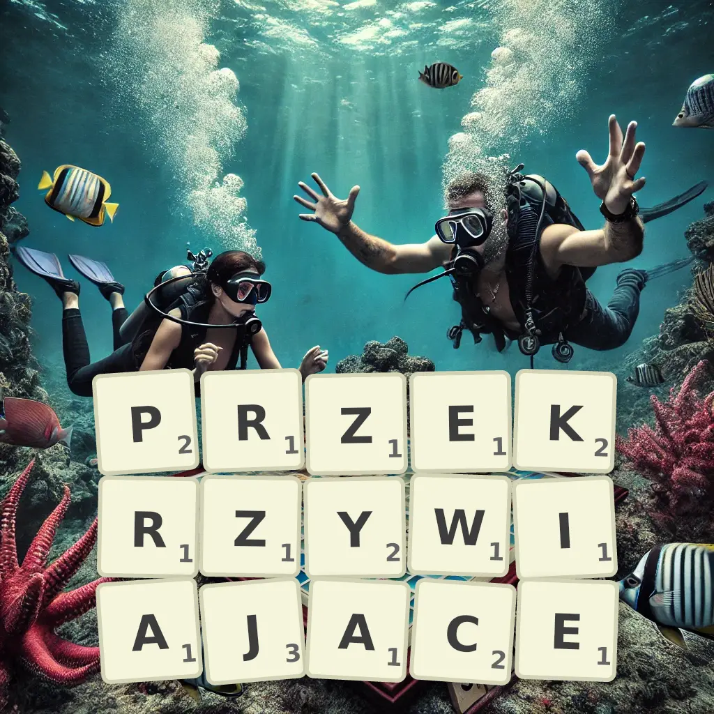 Lista słów z liter PRZEKRZYWIAJĄCE Słowa z liter PRZEKRZYWIAJĄCE