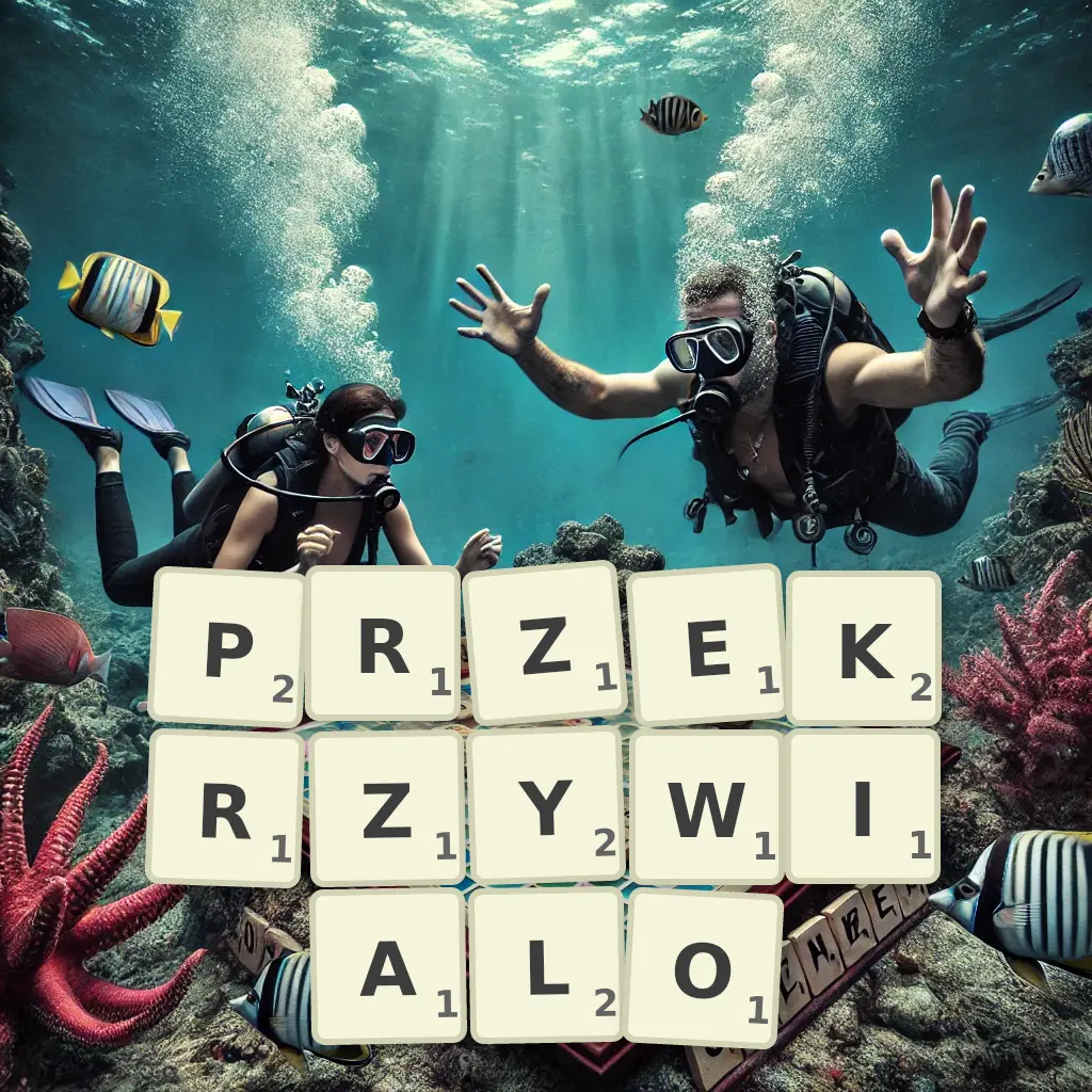 Słowa z liter PRZEKRZYWIAŁO