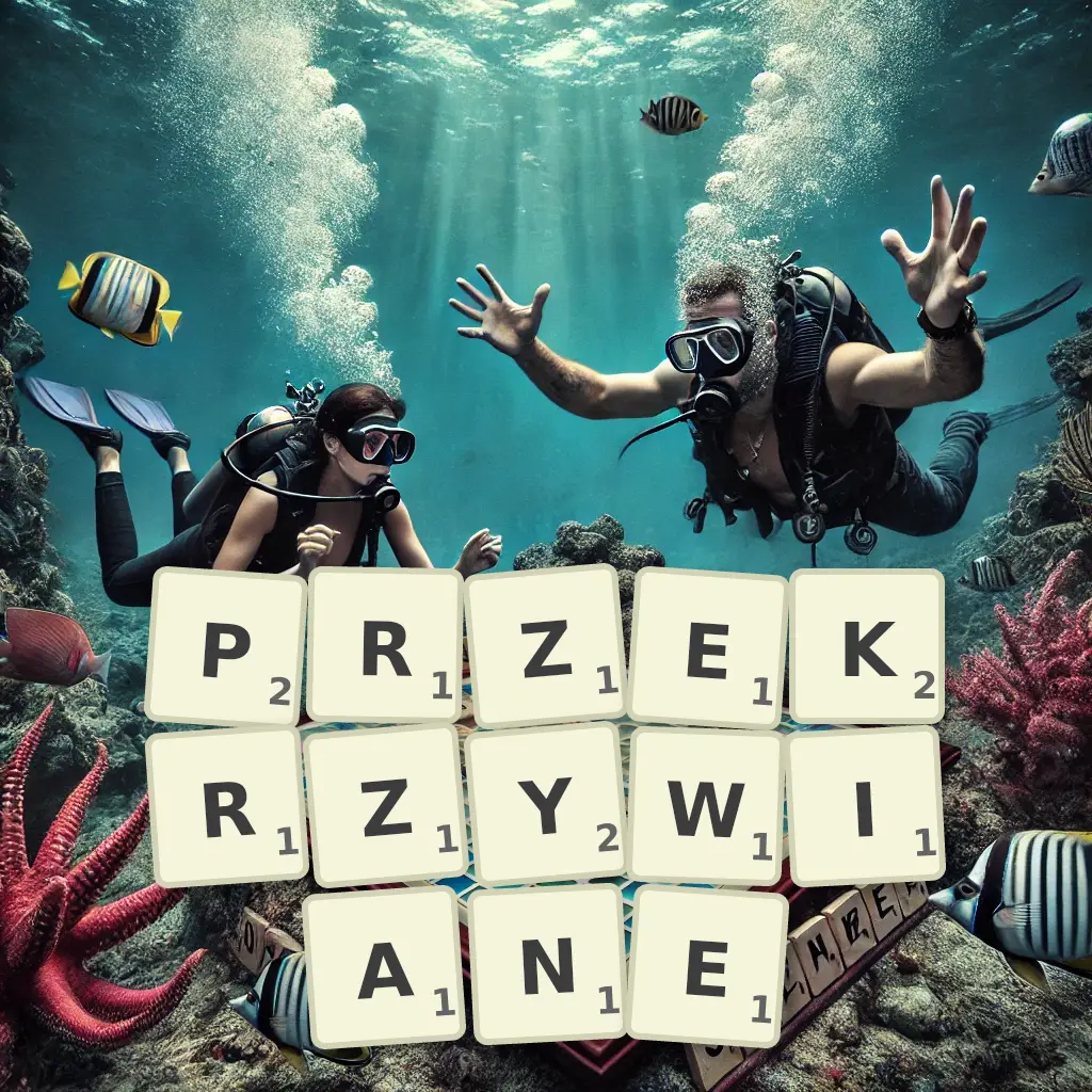 Słowa z liter PRZEKRZYWIANE