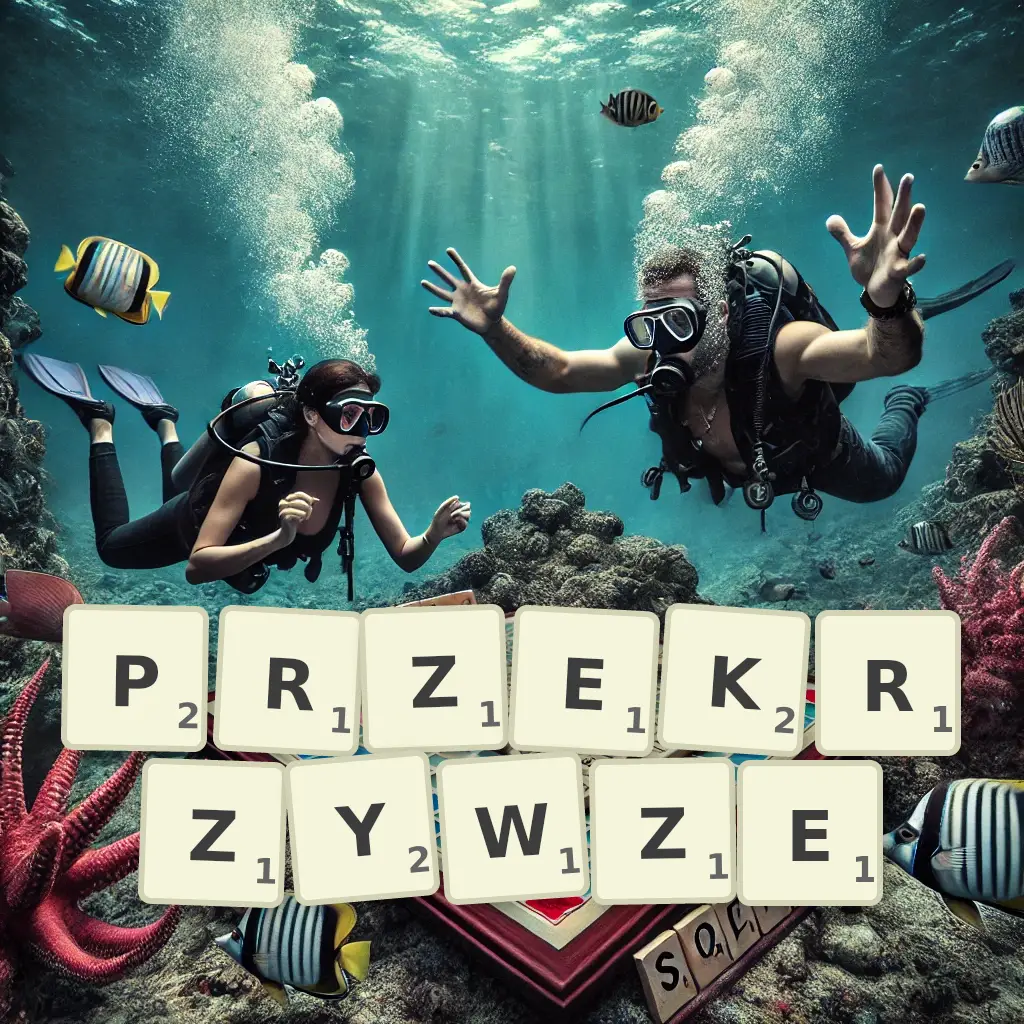 Słowa z liter PRZEKRZYWŻE