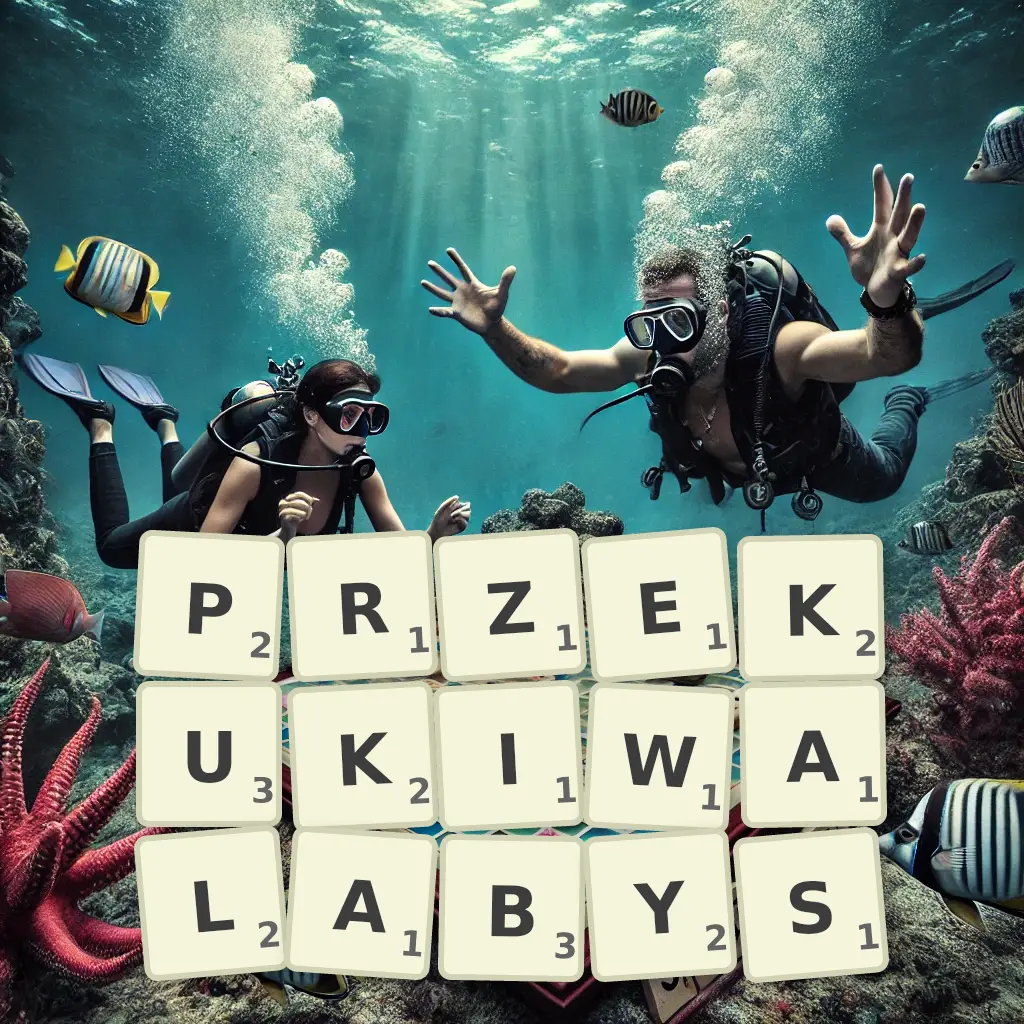 Słowa z liter PRZEKUKIWAŁABYŚ