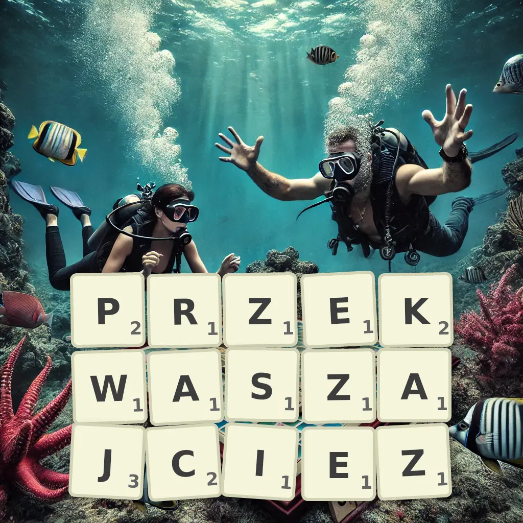 Słowa z liter PRZEKWASZAJCIEŻ