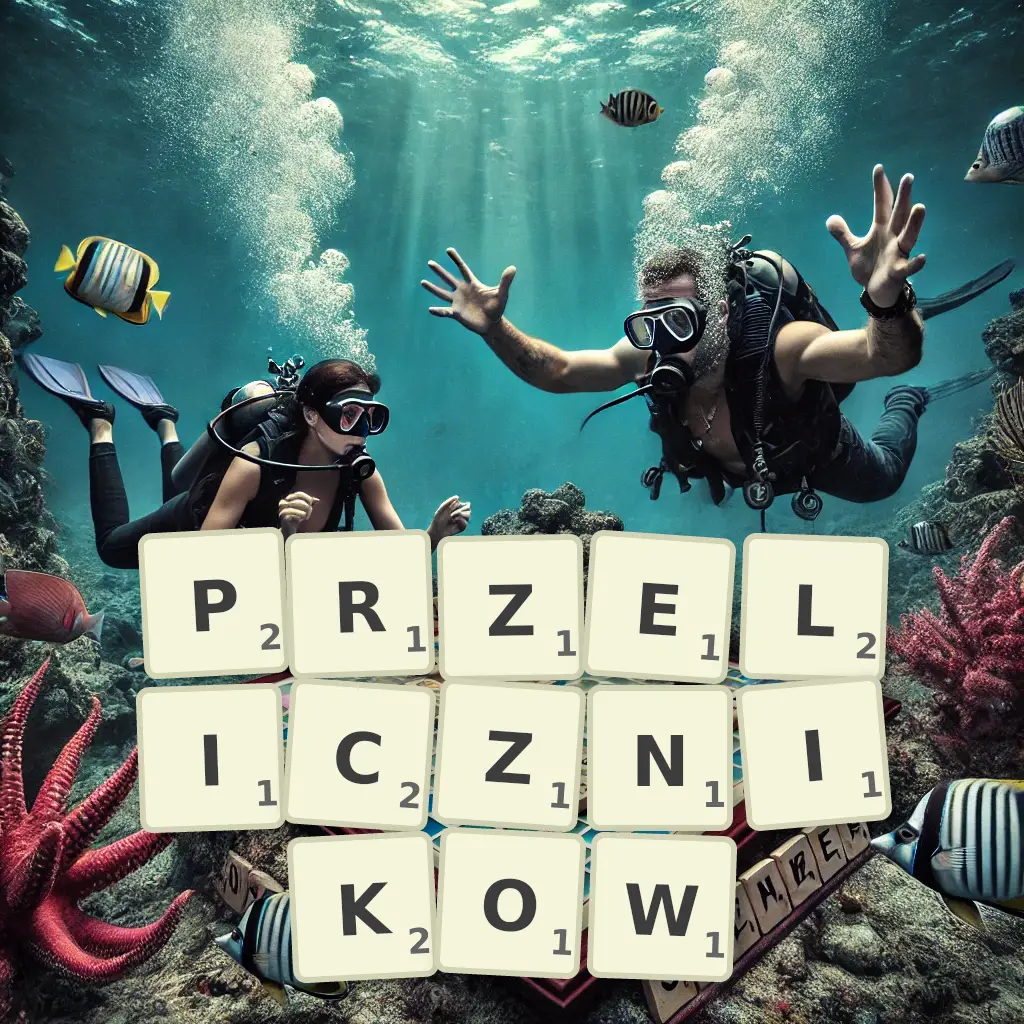 Słowa z liter PRZELICZNIKÓW