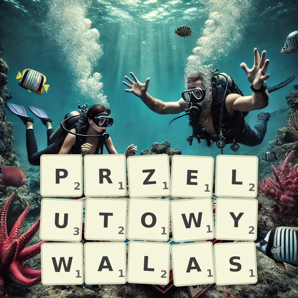 Słowa z liter PRZELUTOWYWAŁAŚ