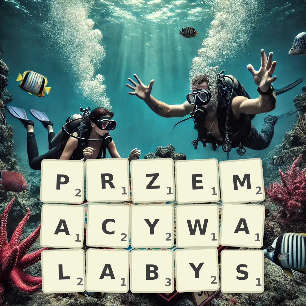 Słowa z liter PRZEMACYWAŁABYŚ