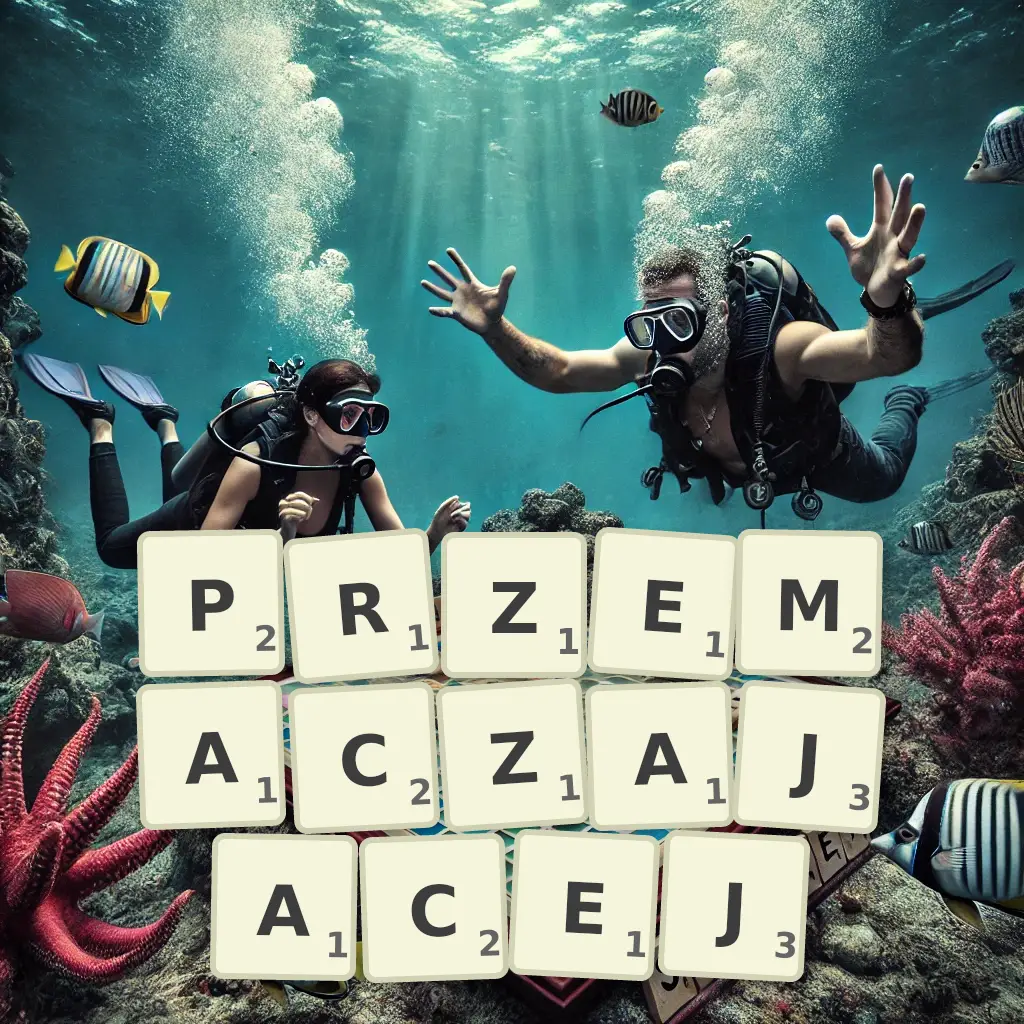 Lista słów z liter PRZEMACZAJĄCEJ Słowa z liter PRZEMACZAJĄCEJ