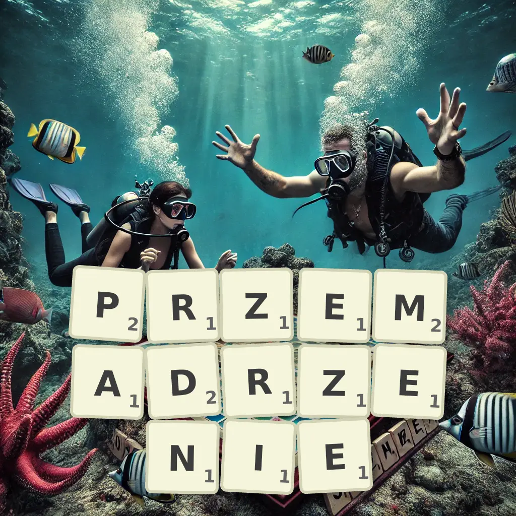 Słowa z liter PRZEMĄDRZENIE