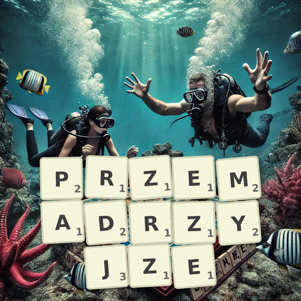 Słowa z liter PRZEMĄDRZYJŻE