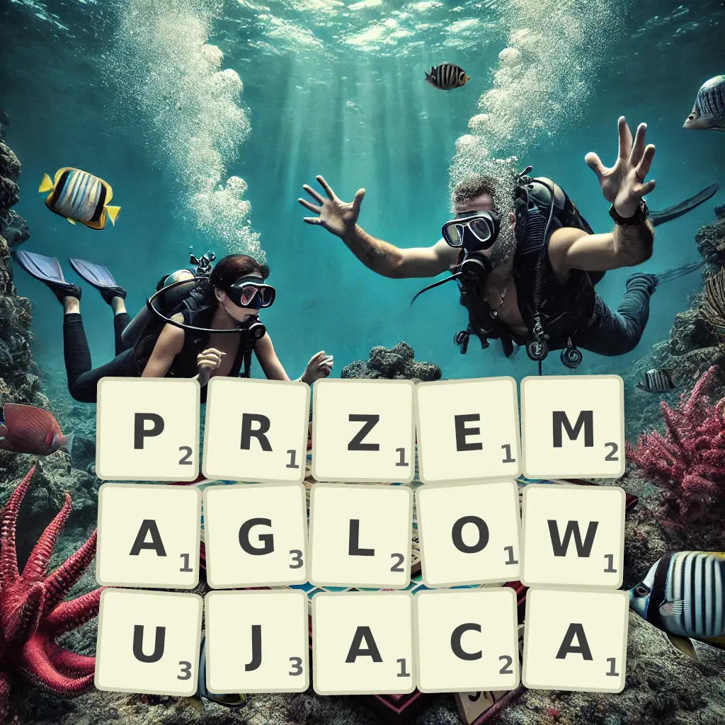 Słowa z liter PRZEMAGLOWUJĄCĄ