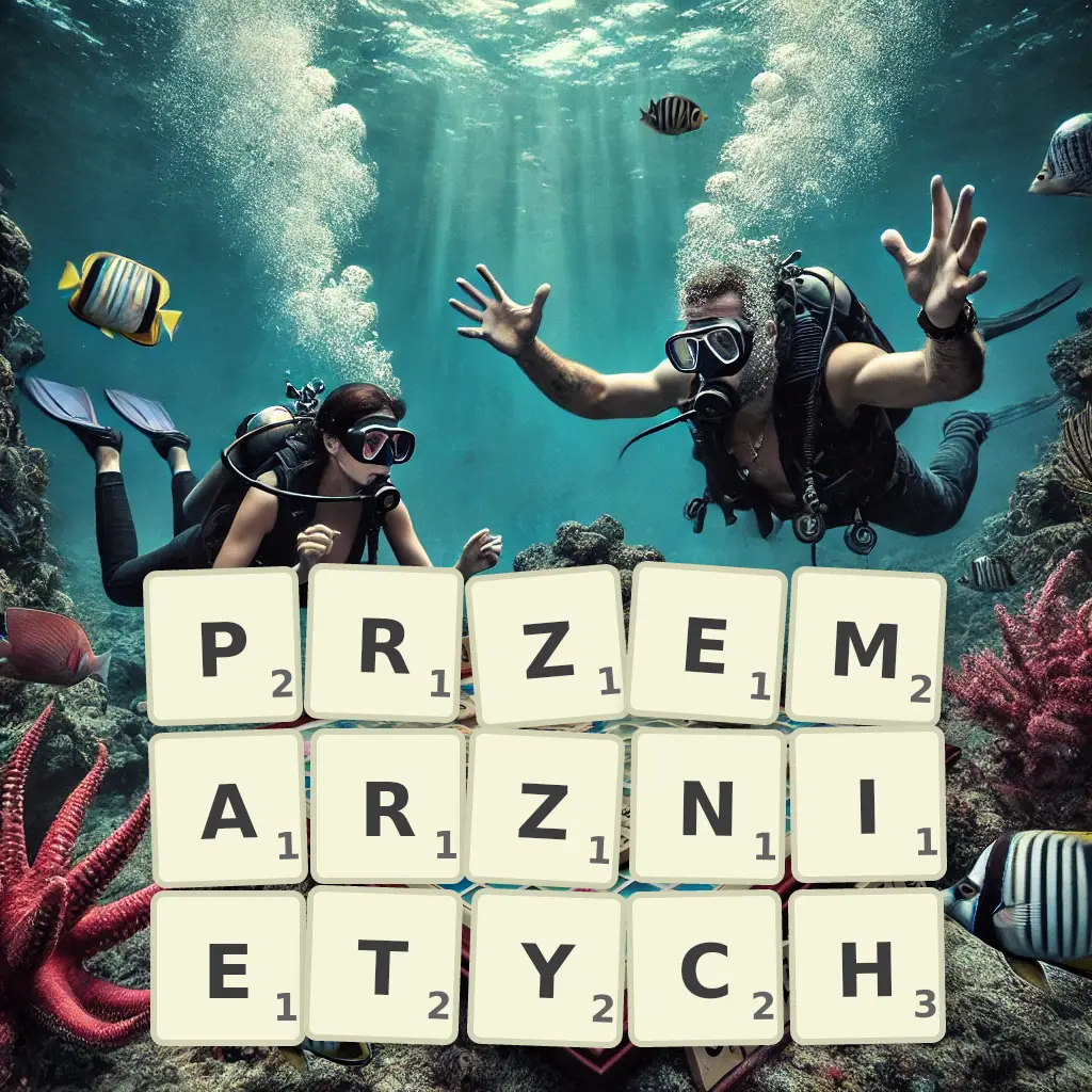 Lista słów z liter PRZEMARŹNIĘTYCH Słowa z liter PRZEMARŹNIĘTYCH