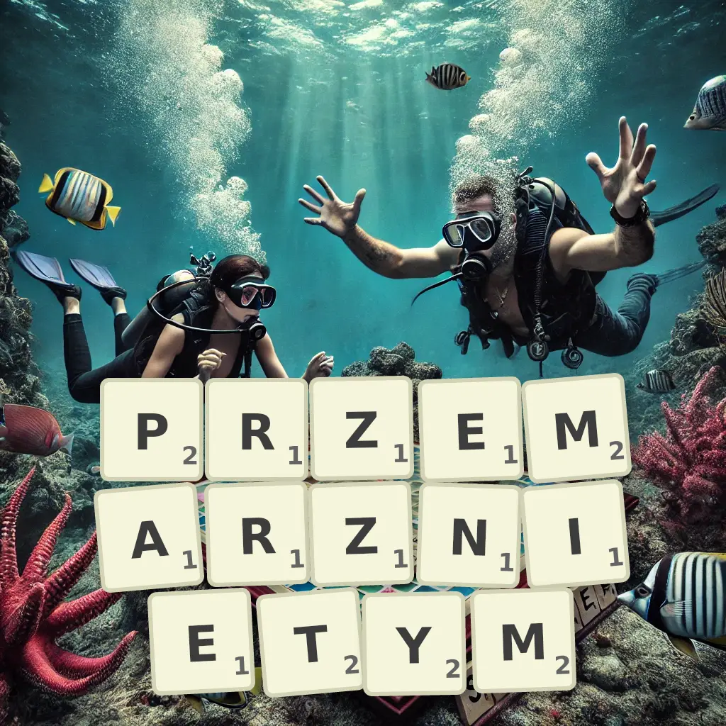 Lista słów z liter PRZEMARŹNIĘTYM Słowa z liter PRZEMARŹNIĘTYM