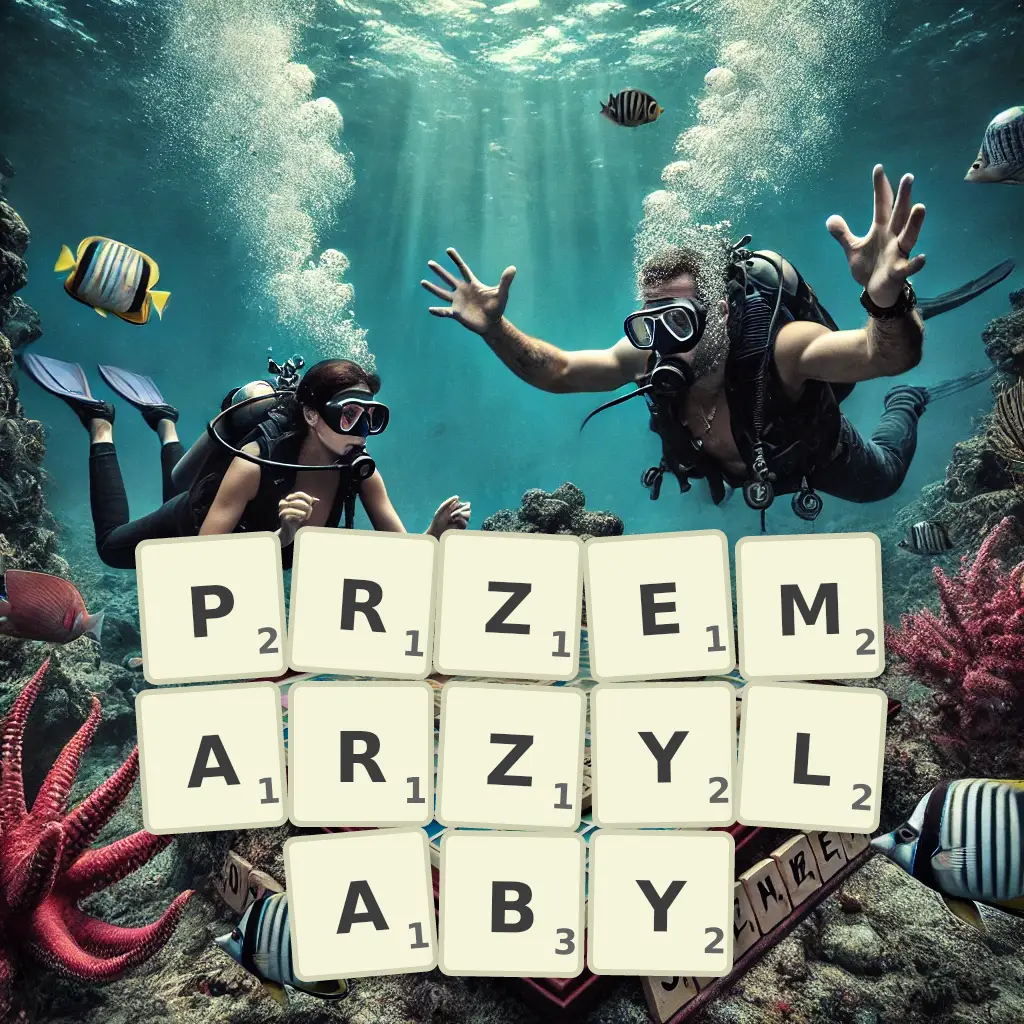 Słowa z liter PRZEMARZYŁABY