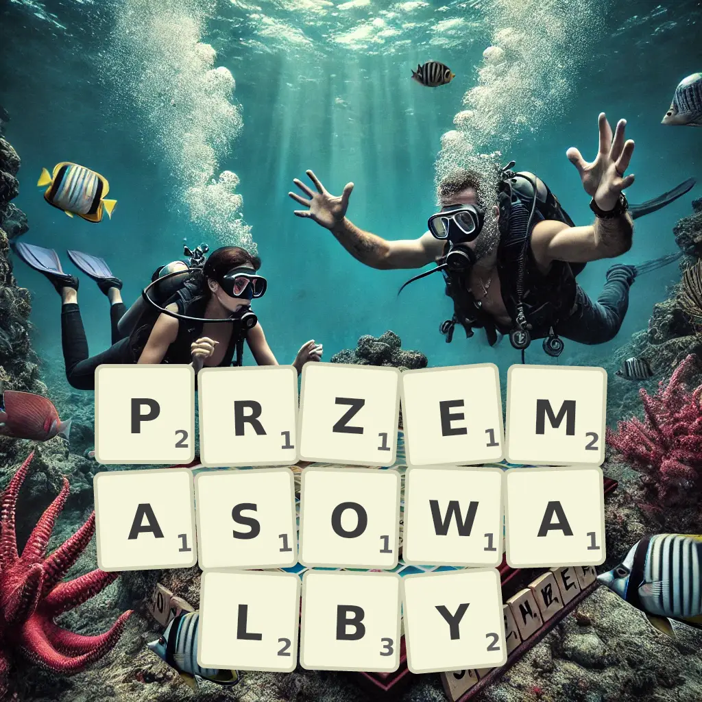 Słowa z liter PRZEMASOWAŁBY