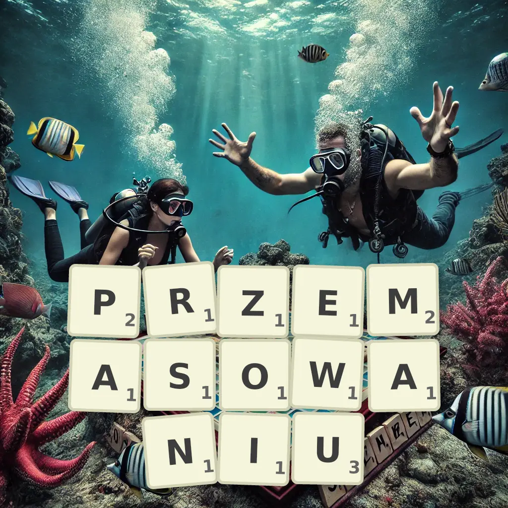 Słowa z liter PRZEMASOWANIU