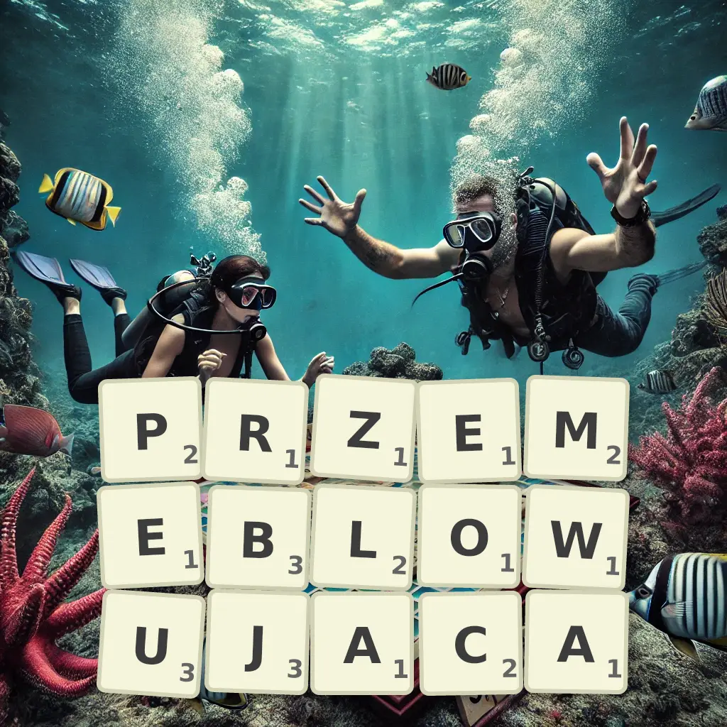 Słowa z liter PRZEMEBLOWUJĄCĄ
