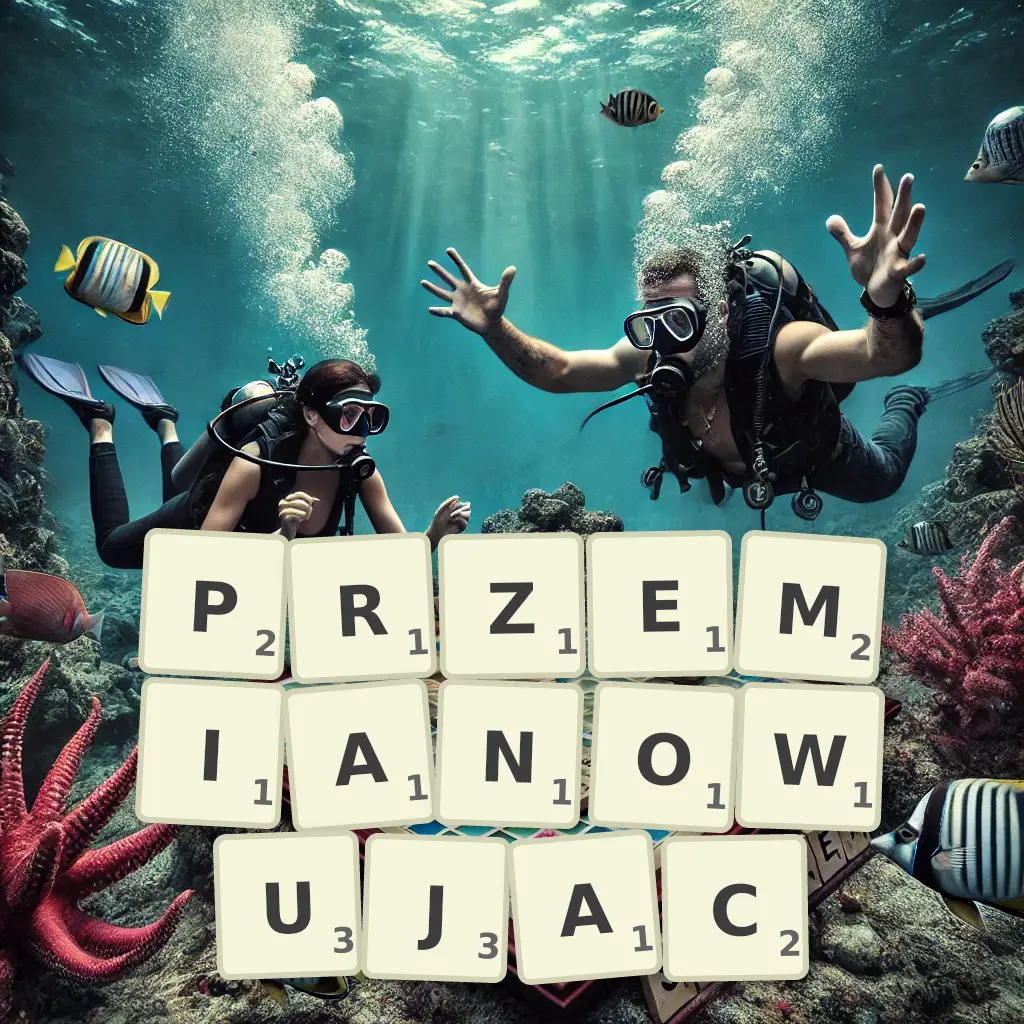 Słowa z liter PRZEMIANOWUJĄC