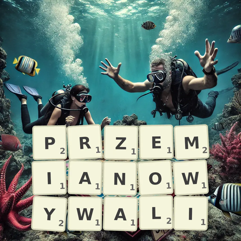 Lista słów z liter PRZEMIANOWYWALI Słowa z liter PRZEMIANOWYWALI