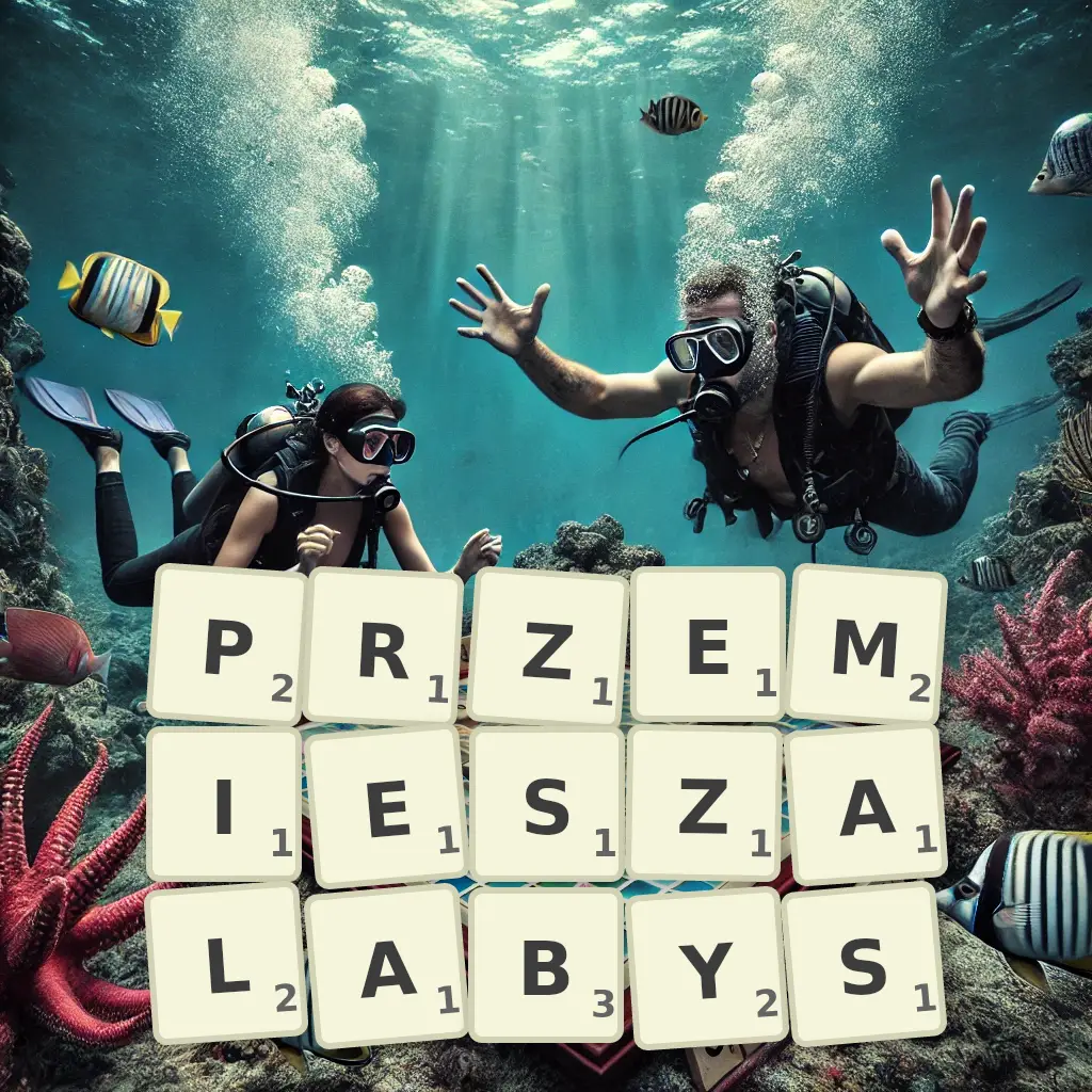 Słowa z liter PRZEMIESZAŁABYŚ