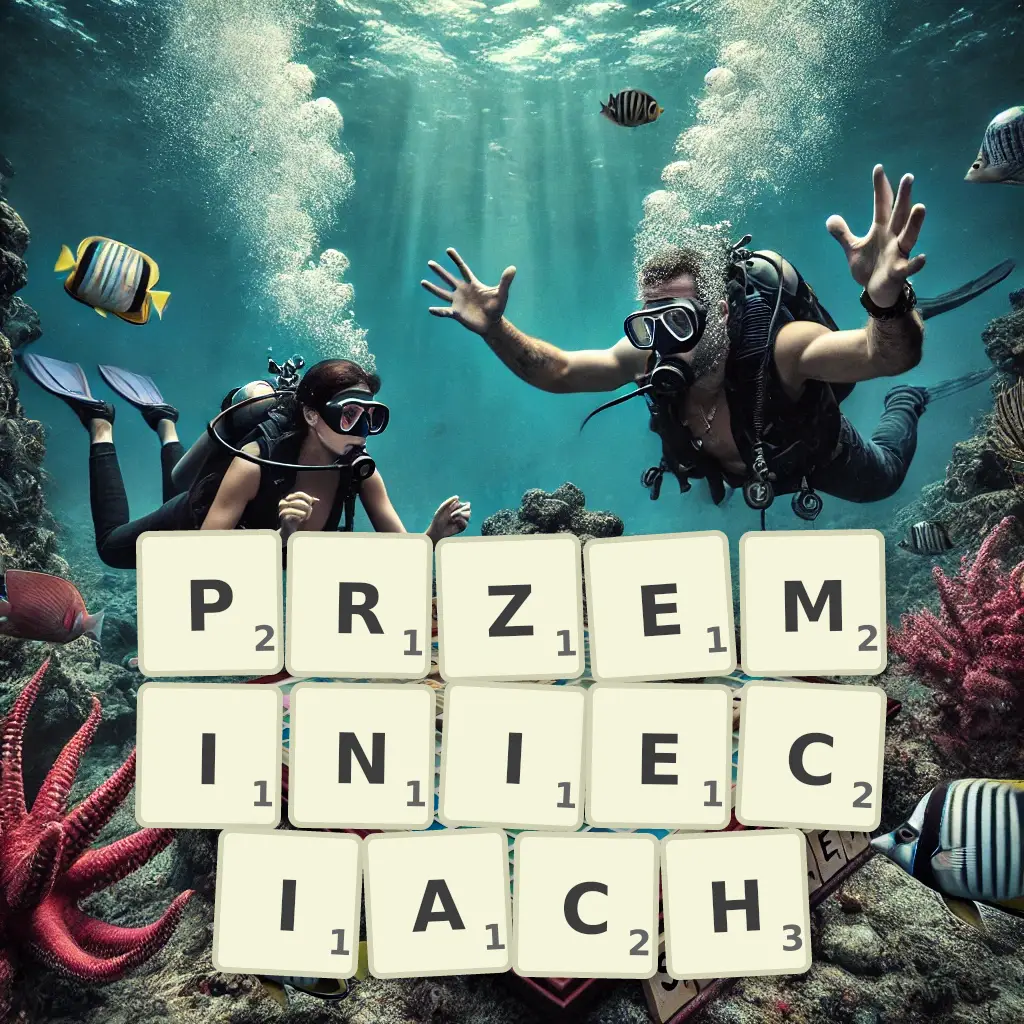 Słowa z liter PRZEMINIĘCIACH