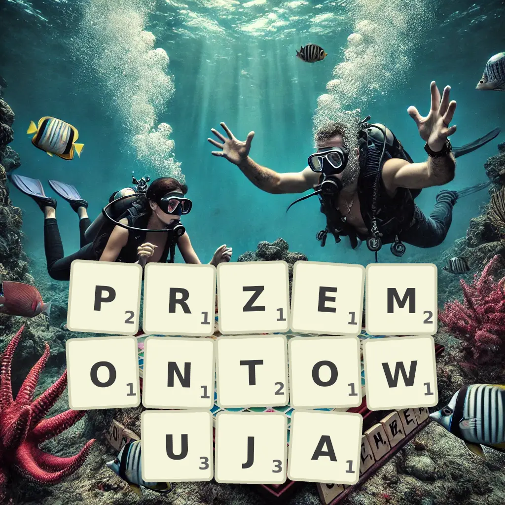 Słowa z liter PRZEMONTOWUJĄ