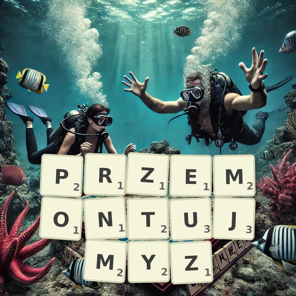 Słowa z liter PRZEMONTUJMYŻ