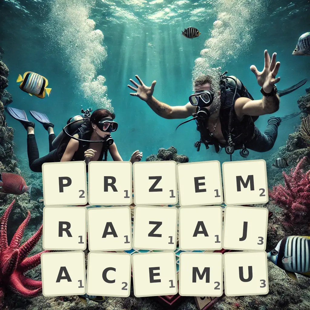 Słowa z liter PRZEMRAŻAJĄCEMU