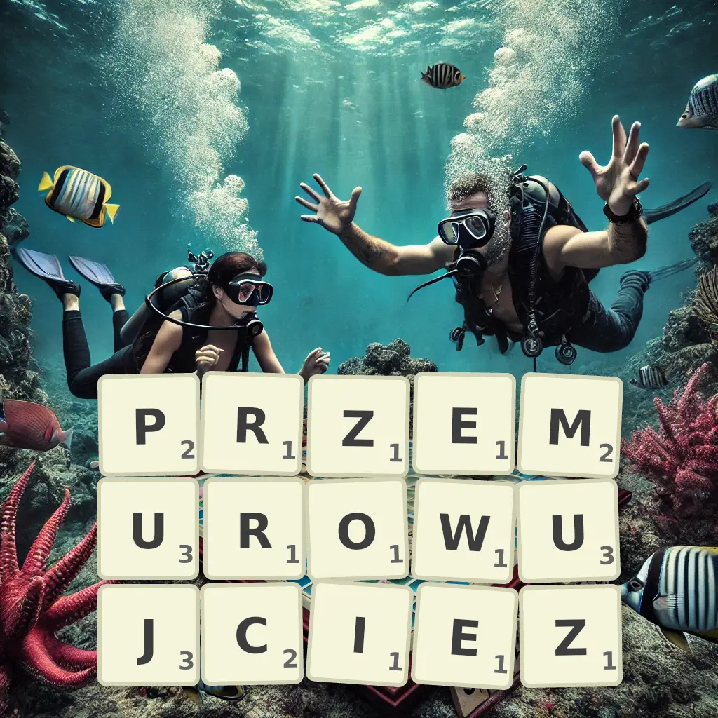 Słowa z liter PRZEMUROWUJCIEŻ