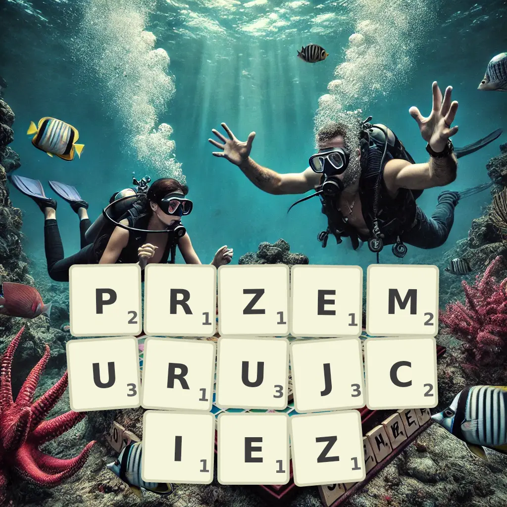 Słowa z liter PRZEMURUJCIEŻ
