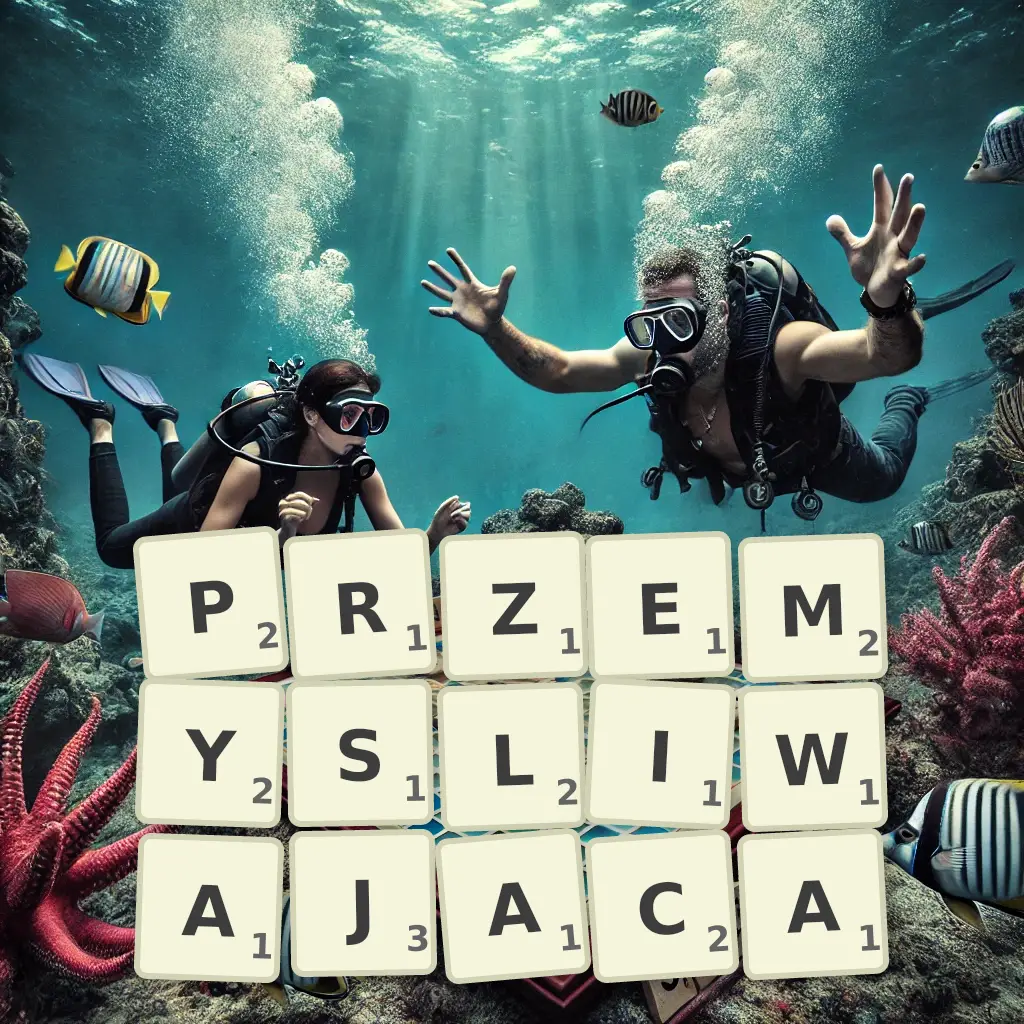 Słowa z liter PRZEMYŚLIWAJĄCĄ