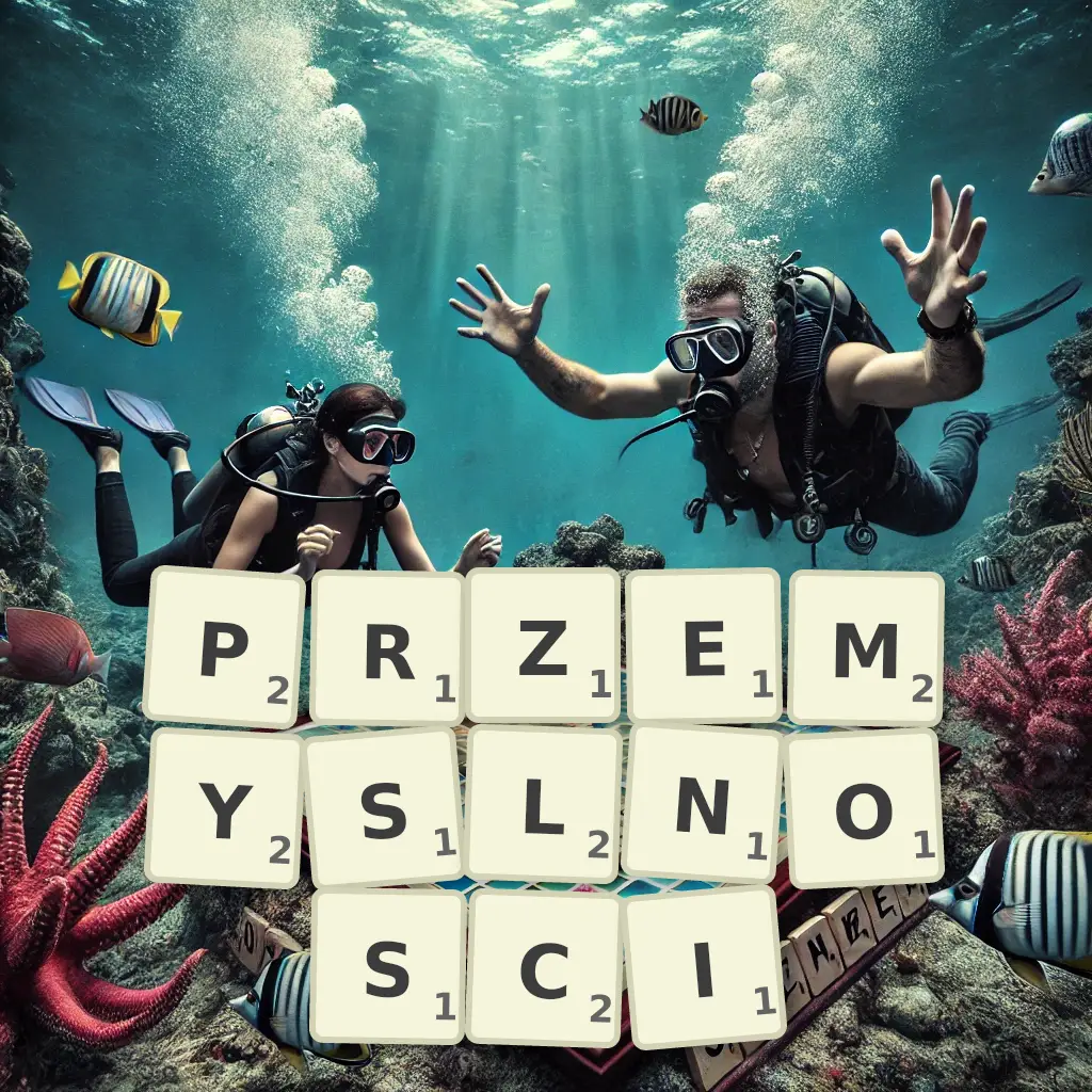 Słowa z liter PRZEMYŚLNOŚCI