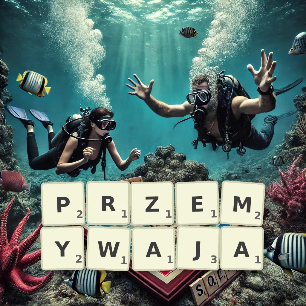 Słowa z liter PRZEMYWAJĄ