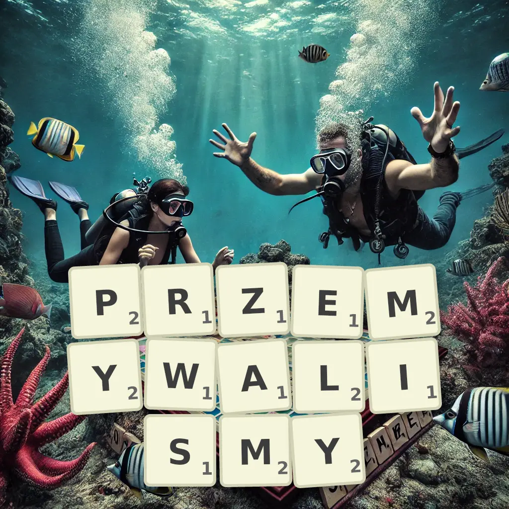 Słowa z liter PRZEMYWALIŚMY