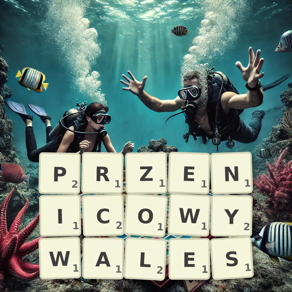 Słowa z liter PRZENICOWYWAŁEŚ