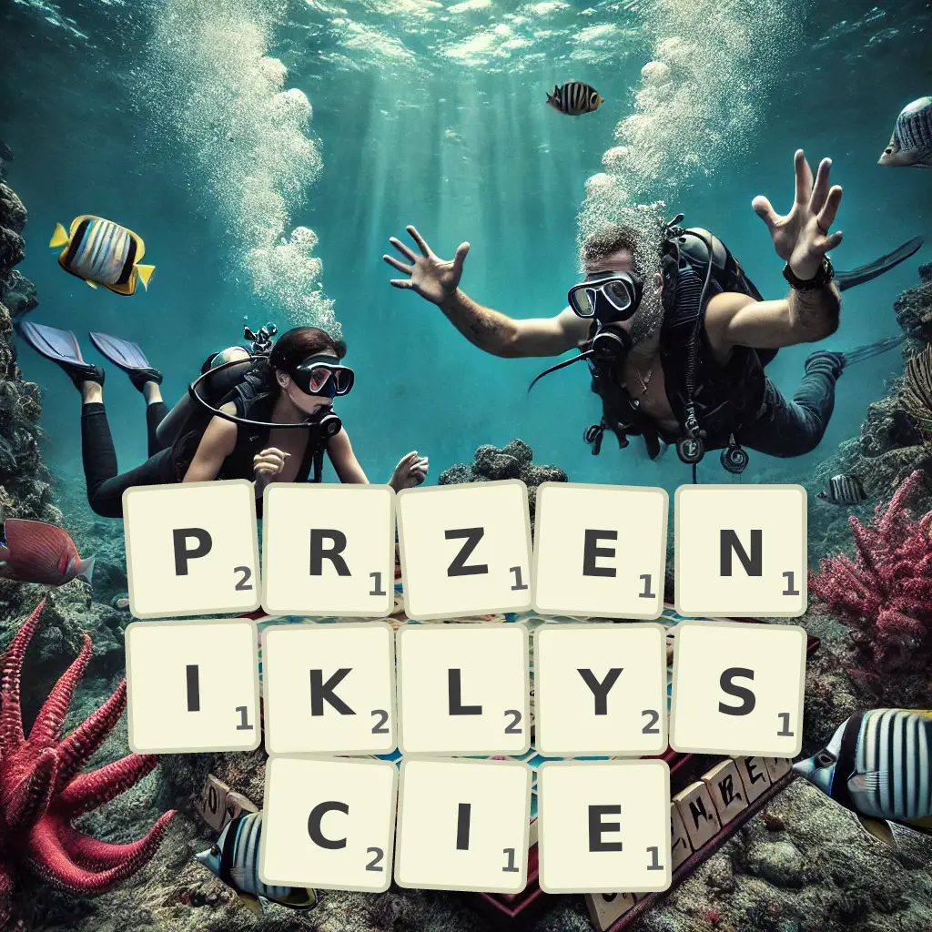Słowa z liter PRZENIKŁYŚCIE