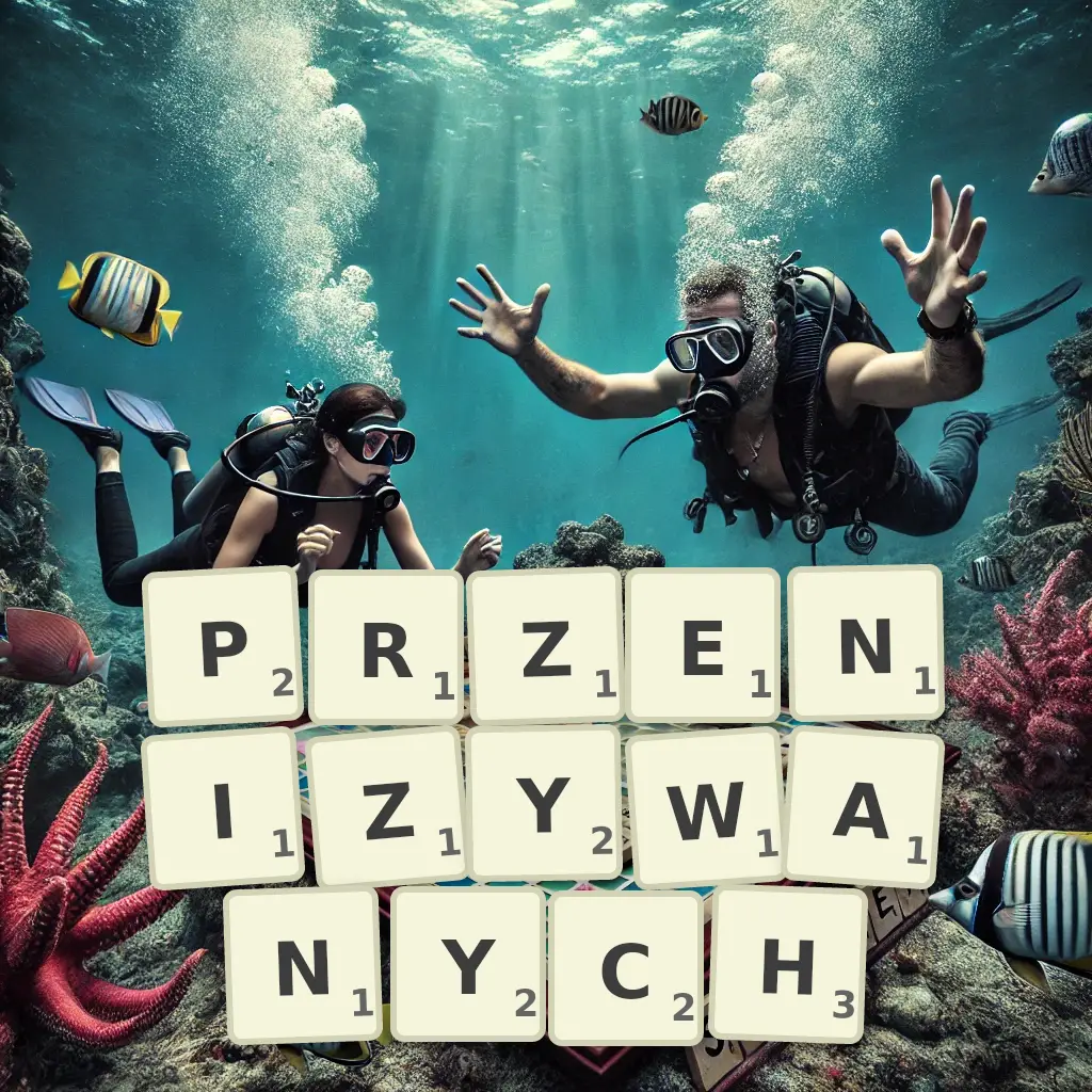 Lista słów z liter PRZENIZYWANYCH Słowa z liter PRZENIZYWANYCH