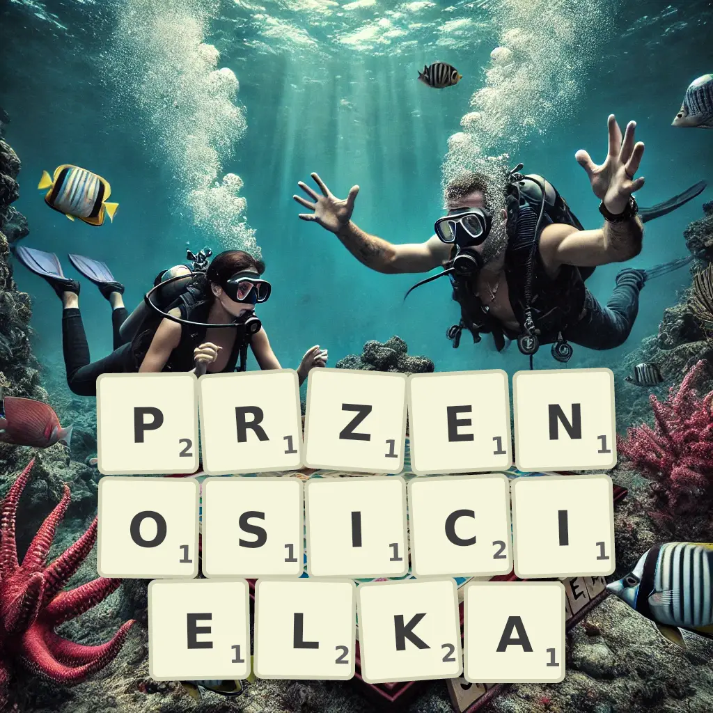 Słowa z liter PRZENOSICIELKA