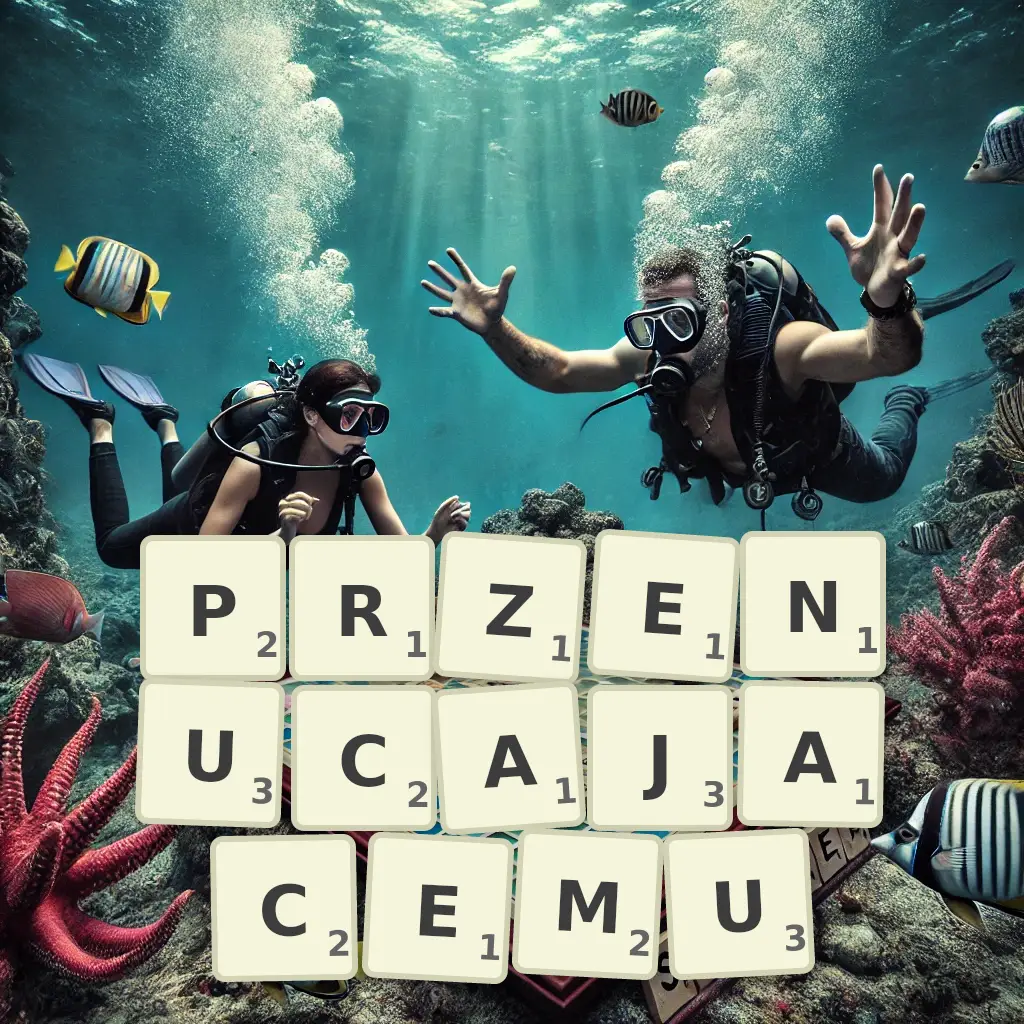 Słowa z liter PRZENUCAJĄCEMU